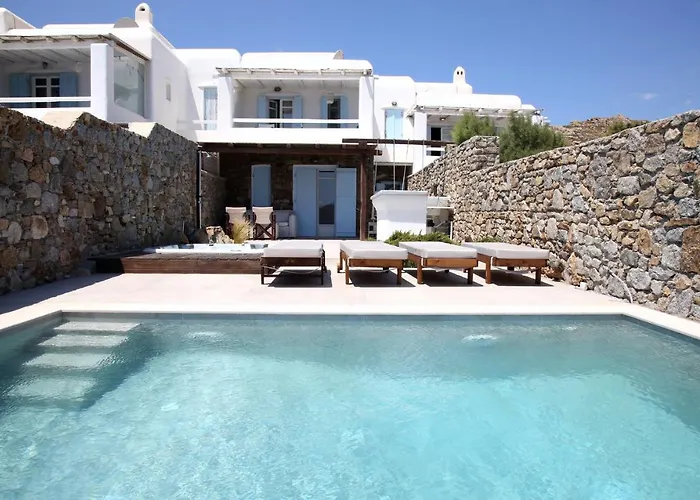 Villa Anasa Private Pool & Jacuzzi 8pax At Panormos