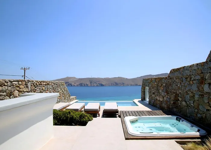 Villa Anasa Private Pool & Jacuzzi 8pax At Panormos Panormos (Mykonos)