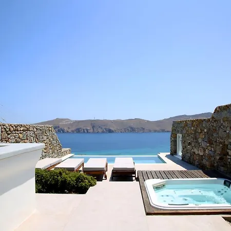 Vila Anasa Private Pool & Jacuzzi 8pax At Panormos Panormos (Mykonos)