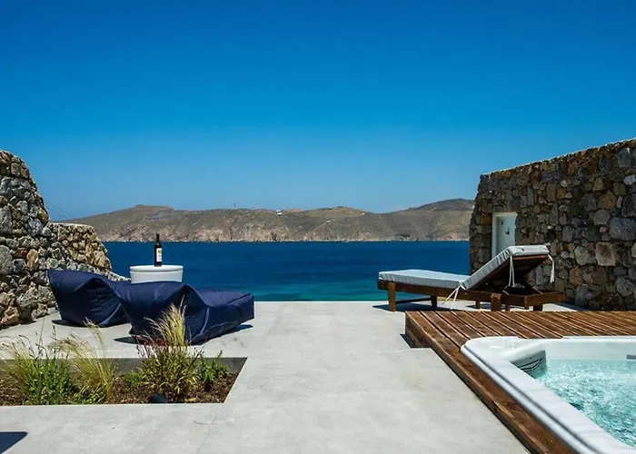 Villa Anasa Private Pool & Jacuzzi 8pax At Panormos Panormos (Mykonos)